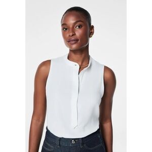 Spanx Carefree Crepe Popover Blouse - Size 2X